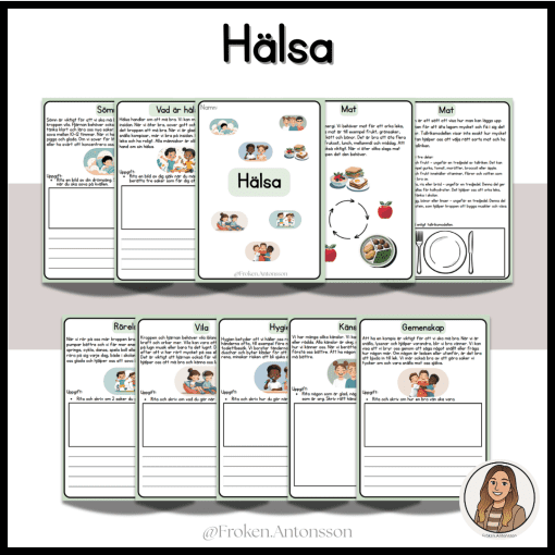 Hälsa - enkelt arbetshäfte