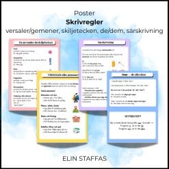 Skrivregler poster
