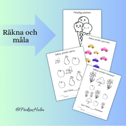 Räkna och måla