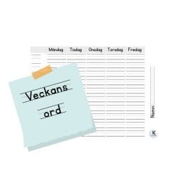 Veckans ord PAKET