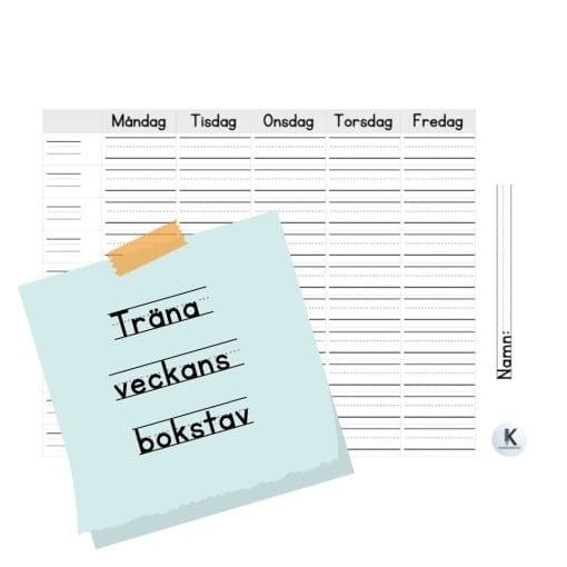 Veckans bokstav PAKET mtkdbfygjhväåöcquwxz