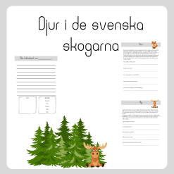 Fakta om djur i svenska skogar