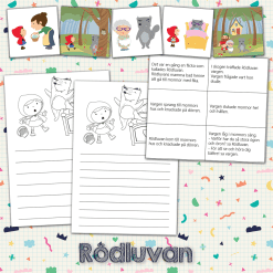 Rödluvan - skriv berättelse