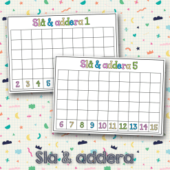 Öva addition - Slå och addera