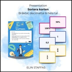 Sortera korten - matematik