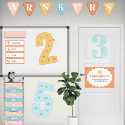 Klassrumspaket 2025 Pastell retro