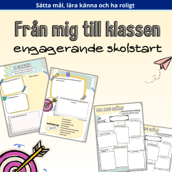 Från mig till klassen: sätta mål, lära känna och ha roligt!