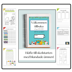Skolstart! Häfte till de första dagarna 2025!