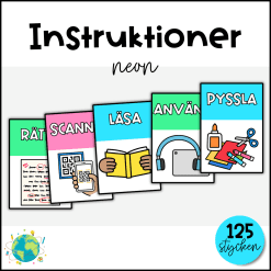 Instruktionskort - Neon
