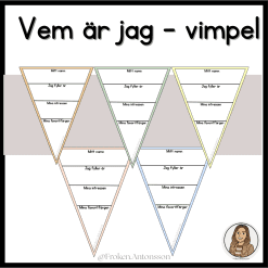 Vem är jag - vimpel