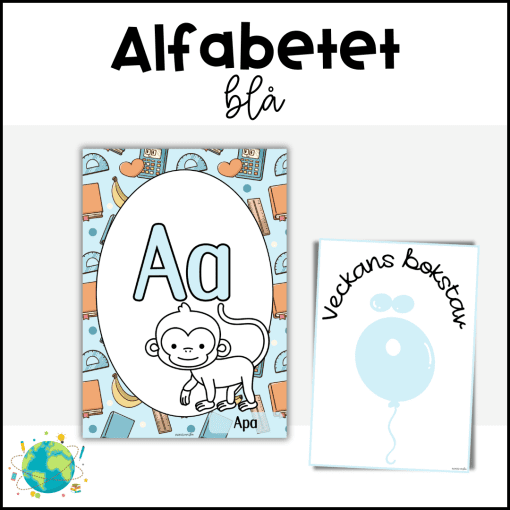 Alfabetet - Blå
