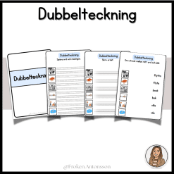 Dubbelteckning - arbetshäfte