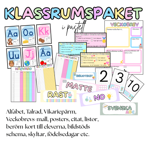 KLASSRUMSPAKET - Pastell