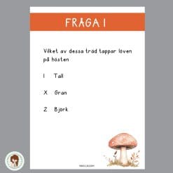 Tipspromenad - Höst