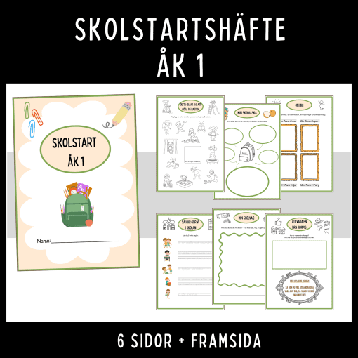 Häfte för skolstart åk 1