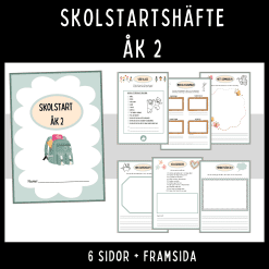 Häfte för skolstart åk 2