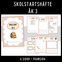 Häfte för skolstart åk 3