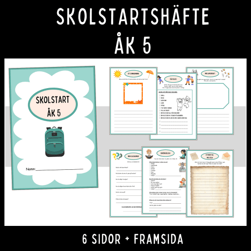 Häfte för skolstart åk 5