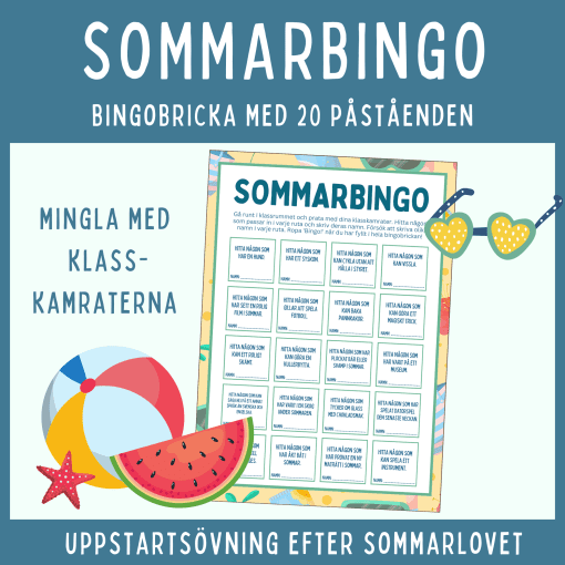 Sommarbingo – en rolig och enkel uppstart!