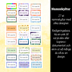 27st namnskyltar