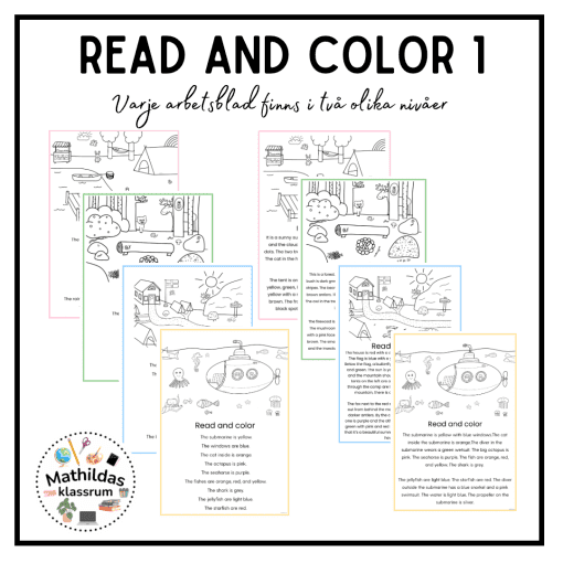 Read and color 1