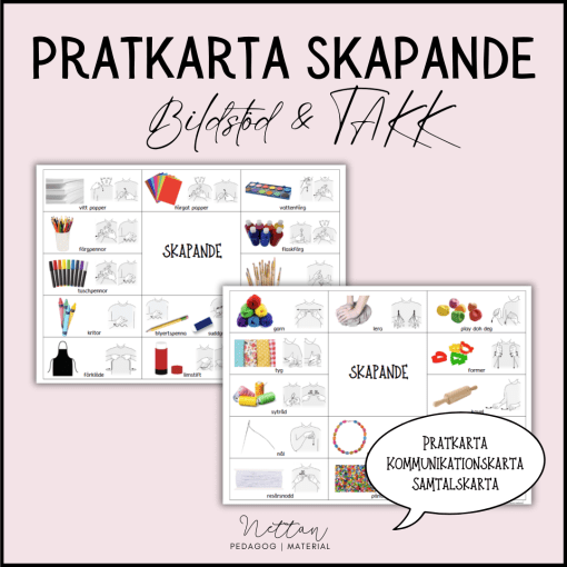Pratkarta skapande/ateljé