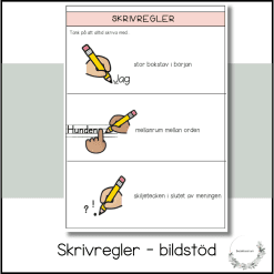 Bildstöd - skrivregler