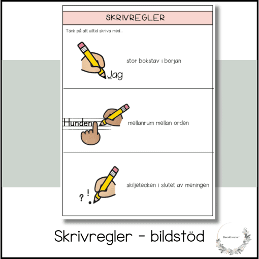 Bildstöd - skrivregler