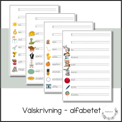 Välskrivning - alfabetet