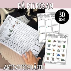 Bilresa/skolutflykt - Utmaningar, spel, skattjakter & pyssel