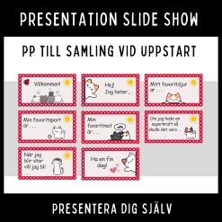 PP (slideshow) till samling vid skolstart